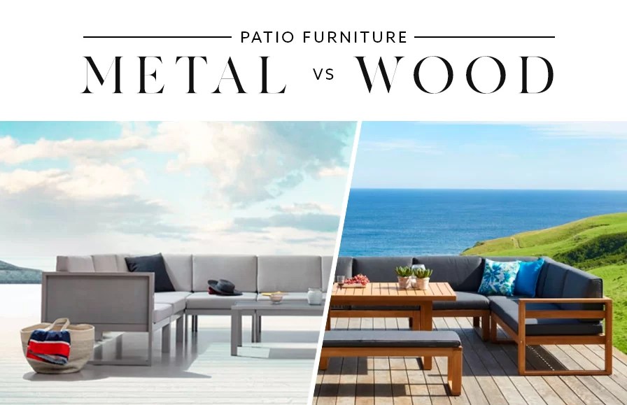 Metal versus Wooden Patio Outdoor Furniture